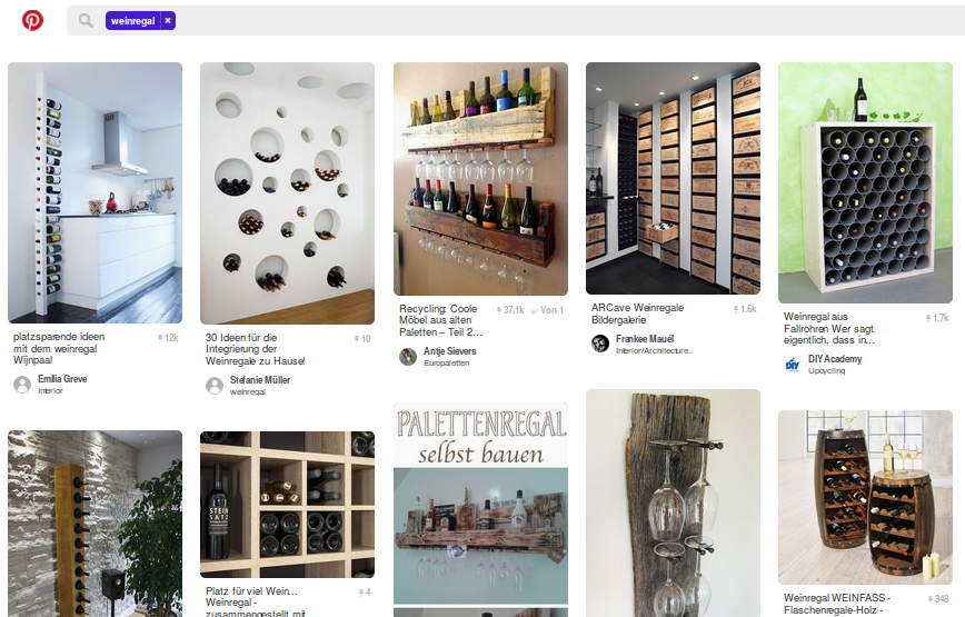 Inspiriert bei Pinterest
